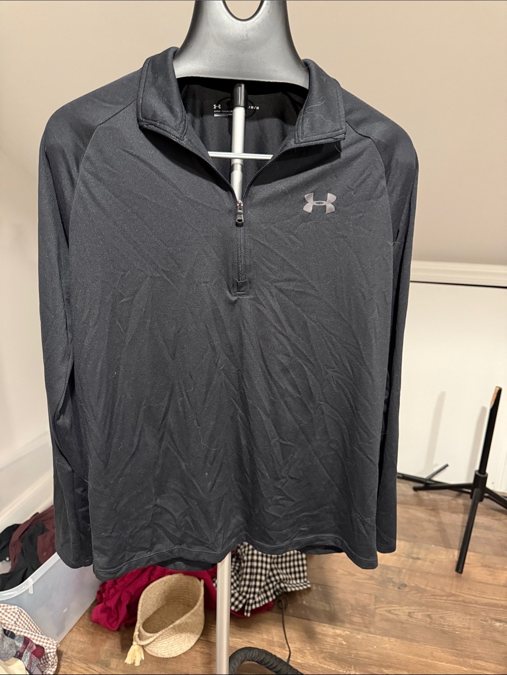 Under Armour Black Quarter-Zip Athletic Pullover